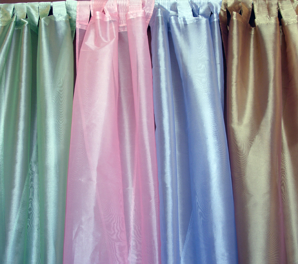SHEER PANEL CURTAIN DRAPES PLAIN COLORED 40″ X 82″ Set of 1 piece