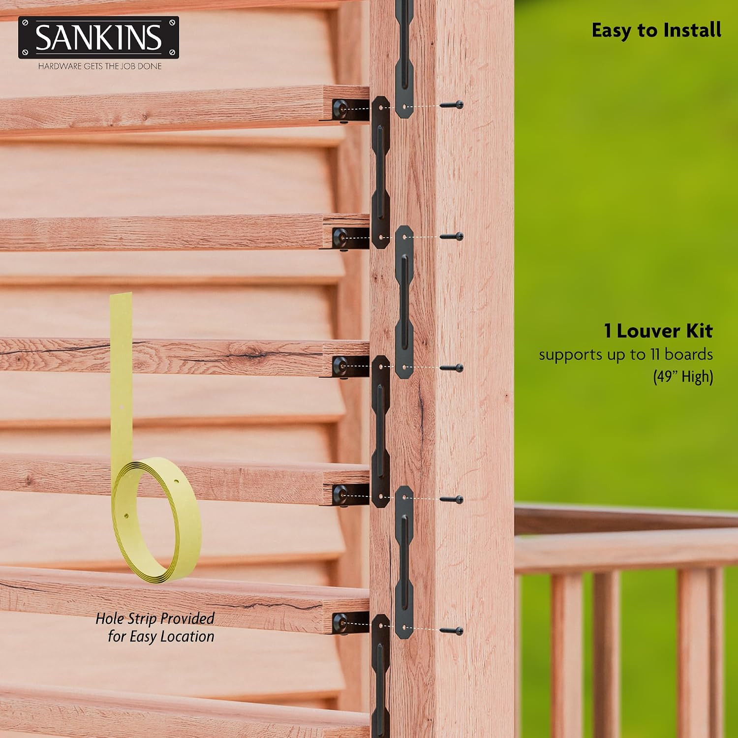 Deck Sunblind System Window Louver Kit, Louver Bracket Kit Sunblind System Pergo