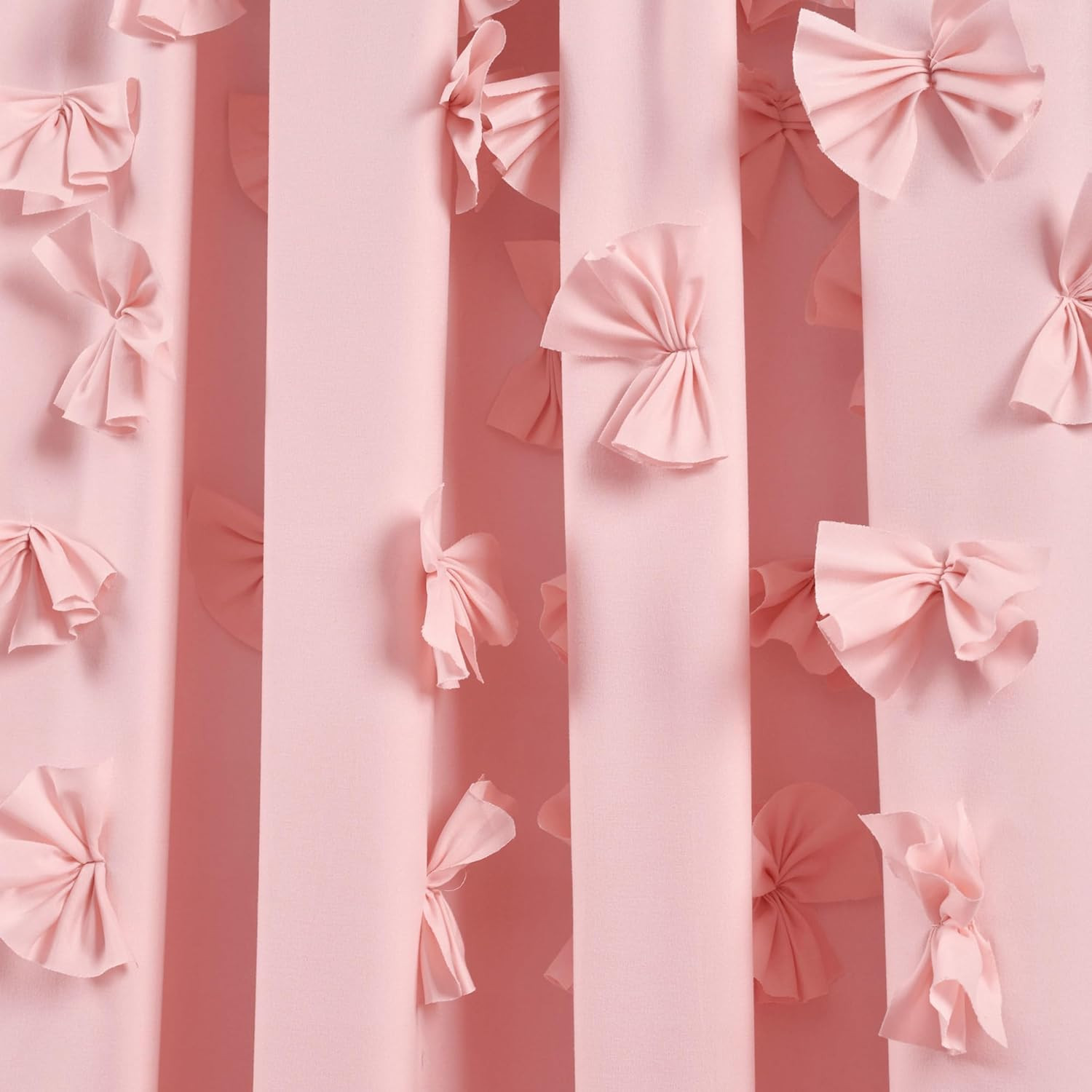 Riley Light Filtering Window Curtain Panel, Single 54″ W X 84″ L, Pink – Cute Pi