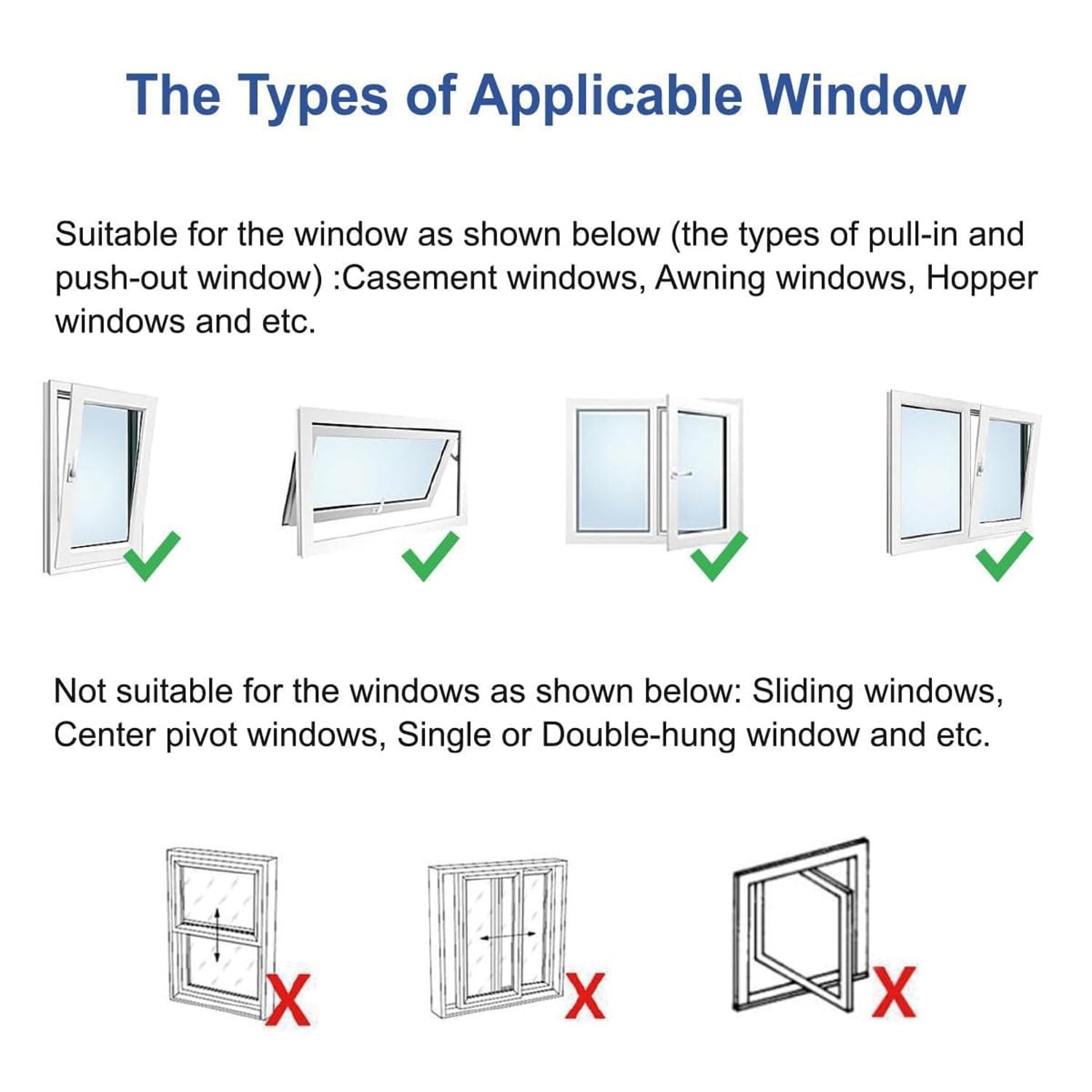 Portable AC Window Seal Kit – Easy Install Vent for Crank Out, Awning & Skylight
