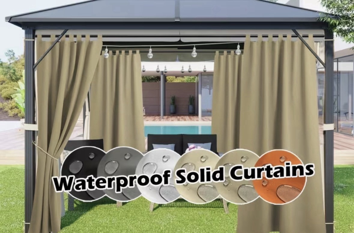 Outdoor Curtains 84×54 (4 Panels)
