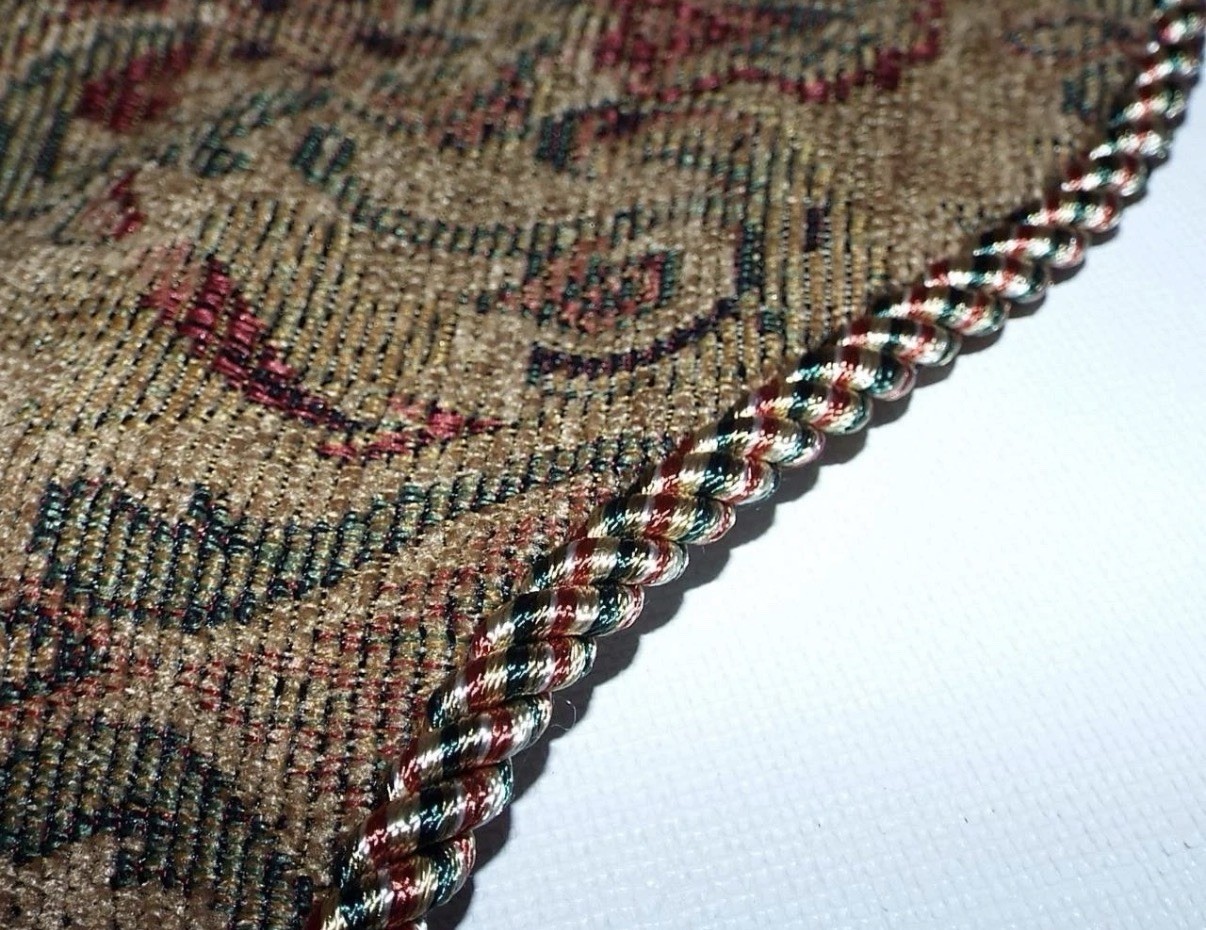4 Springs Global Luxury Window Teardrop Valances Tapestry Damask Tassels 50″ W