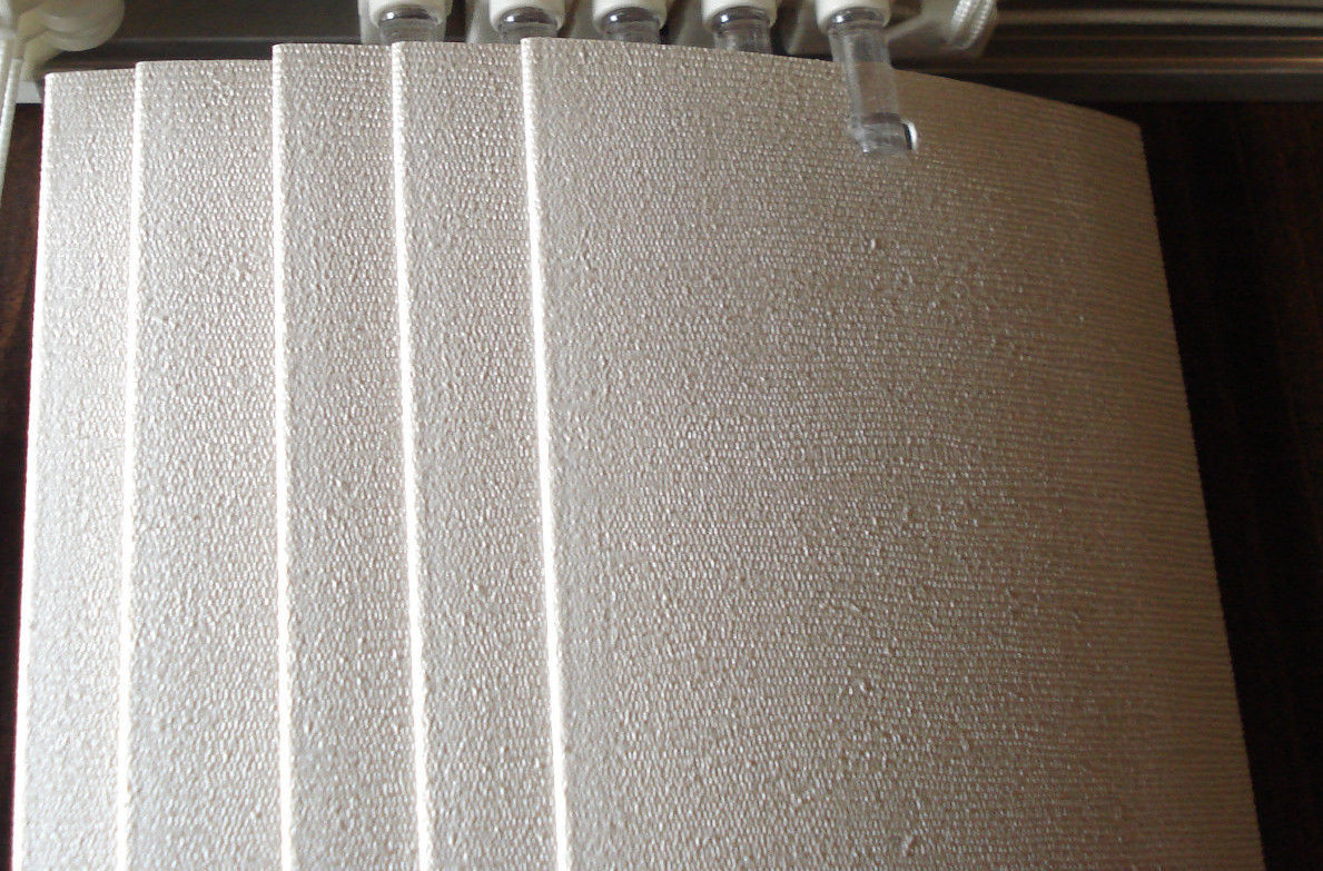 VERTICAL BLIND SLAT/VANE LOT of 10 Liberty Beige Textured Vinyl U PIK 2 Lengths