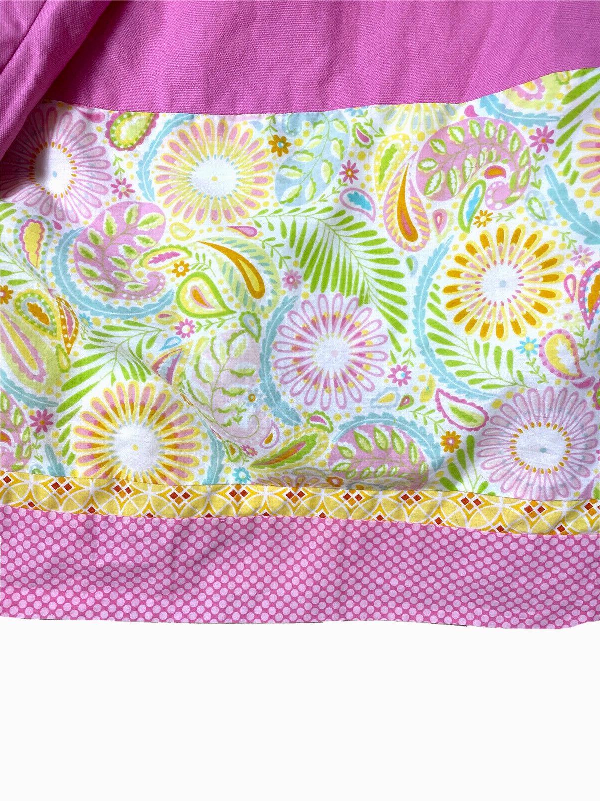 2 Custom Made Luxury Pinch Pleat Curtains Drapes Pink Lilly Stye Girls Heavy