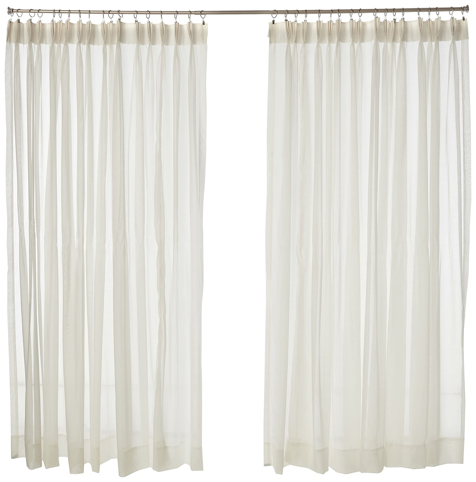 Style Master Splendor Pinch Pleated Drapes Pair, 2 of 60″ by 84″, Beige