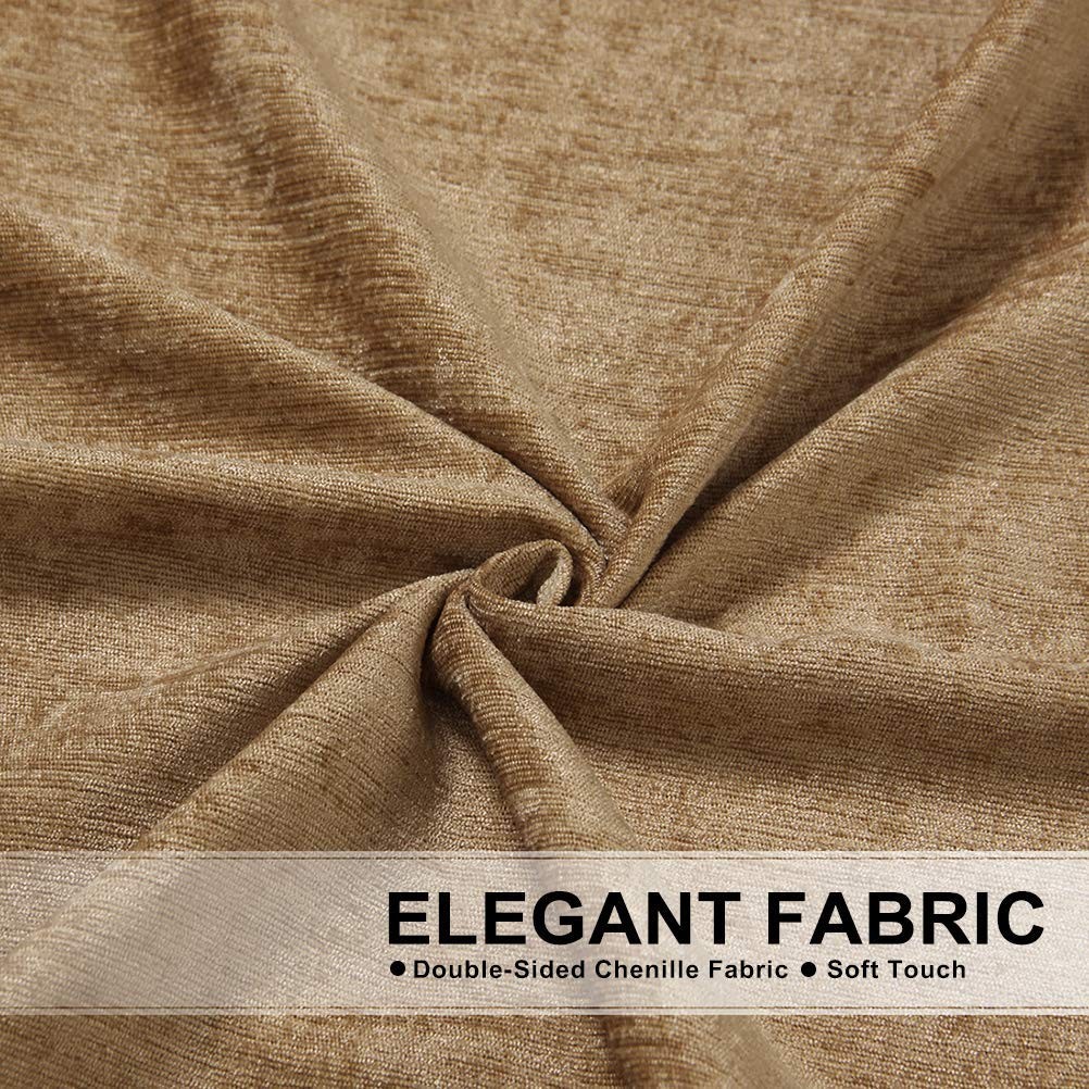 Thick Chenille Window Curtains Valance for Living Room Coffee Waterfall Valan…