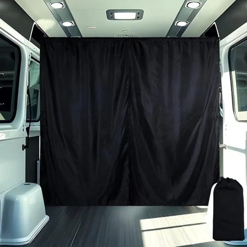 71 x 63 Van Privacy Curtain in Cab or Rear Light Blocking Cab Divider Curtains