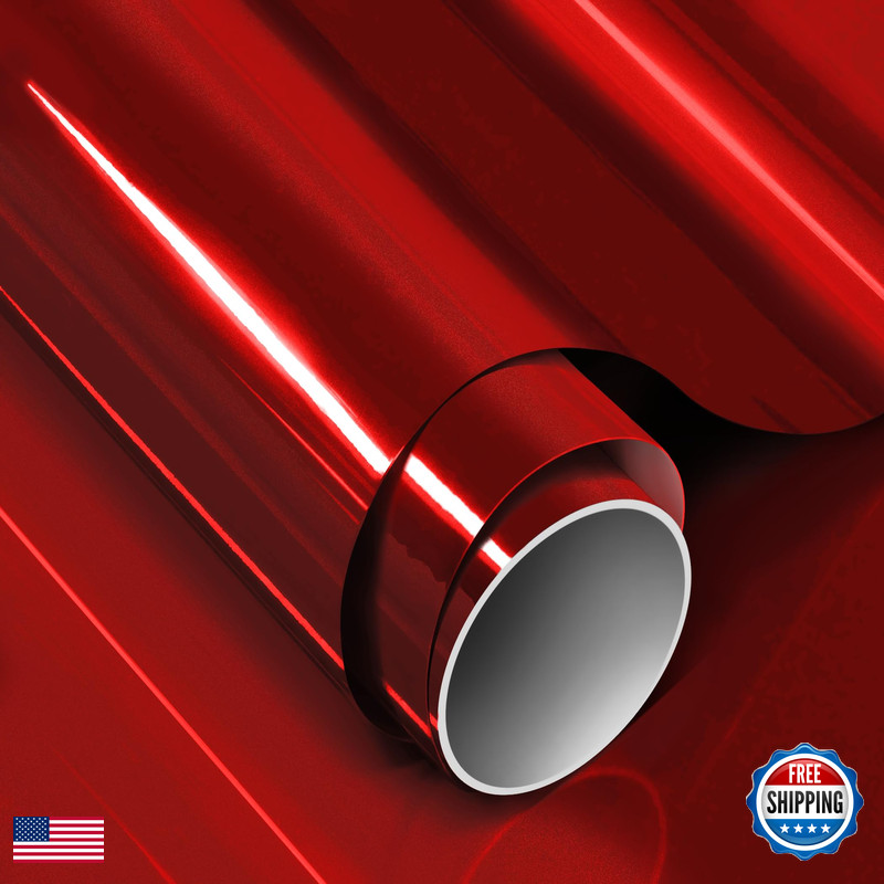 Colorfusion Ppf By Vvivid Gloss Sinister Red Dry Apply Ppf Vinyl Car Wrap Roll