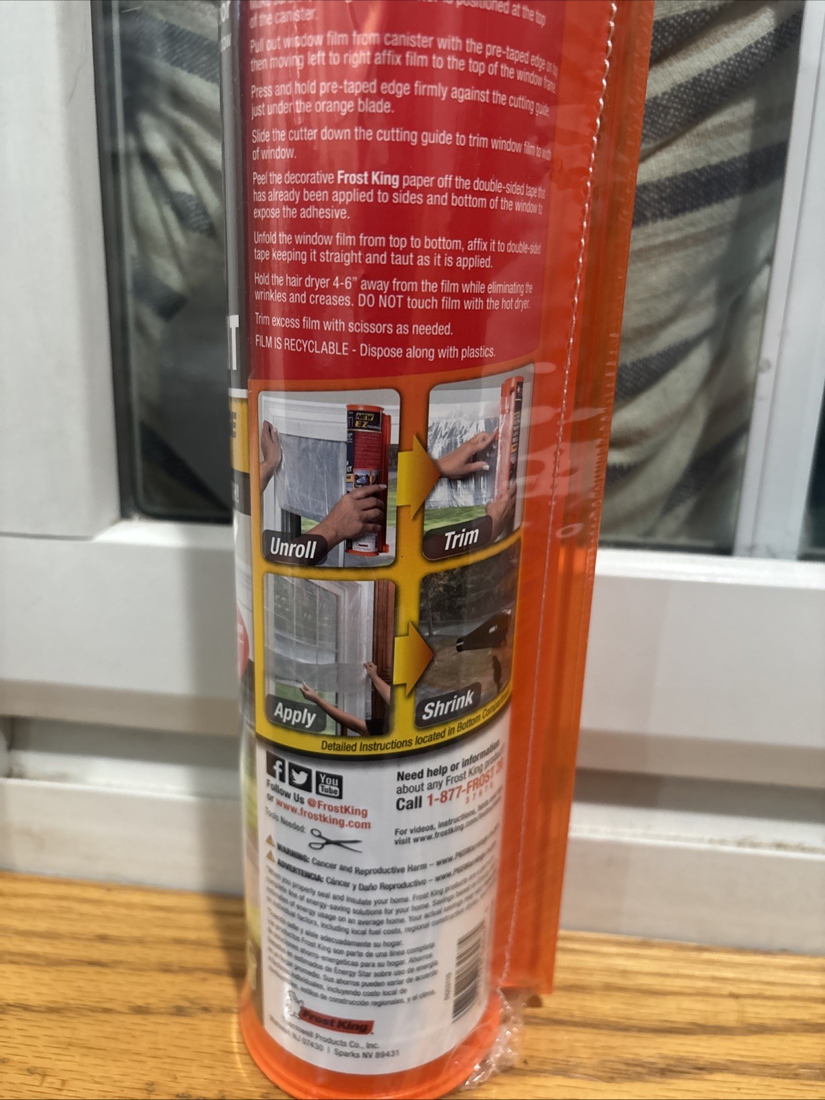 Enroll Patio Door Large Window Insulation Kit