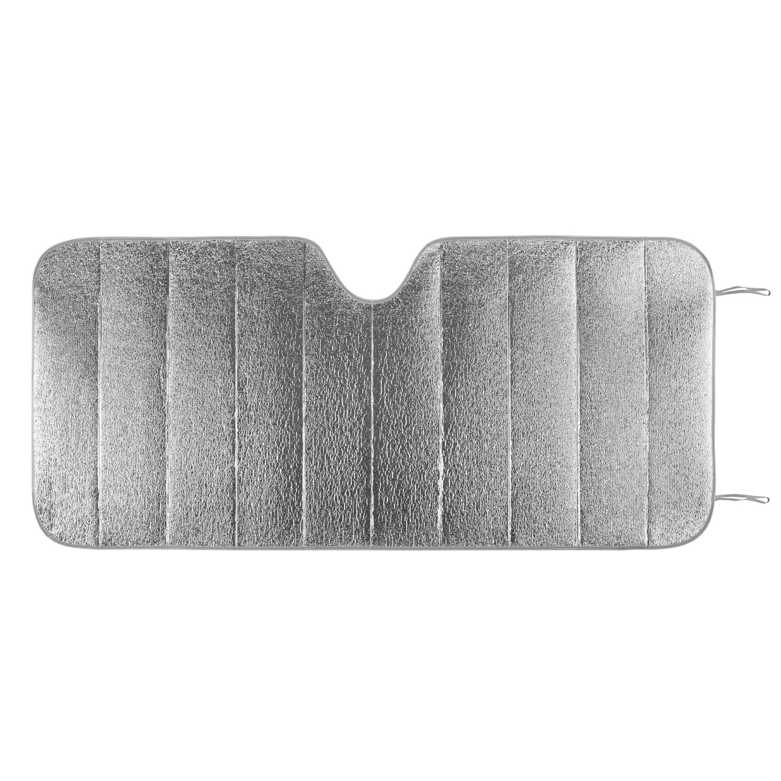 Auto Drive Lightweight Silver Accordion Sunshade 1 Pack,63″ x 28.5″