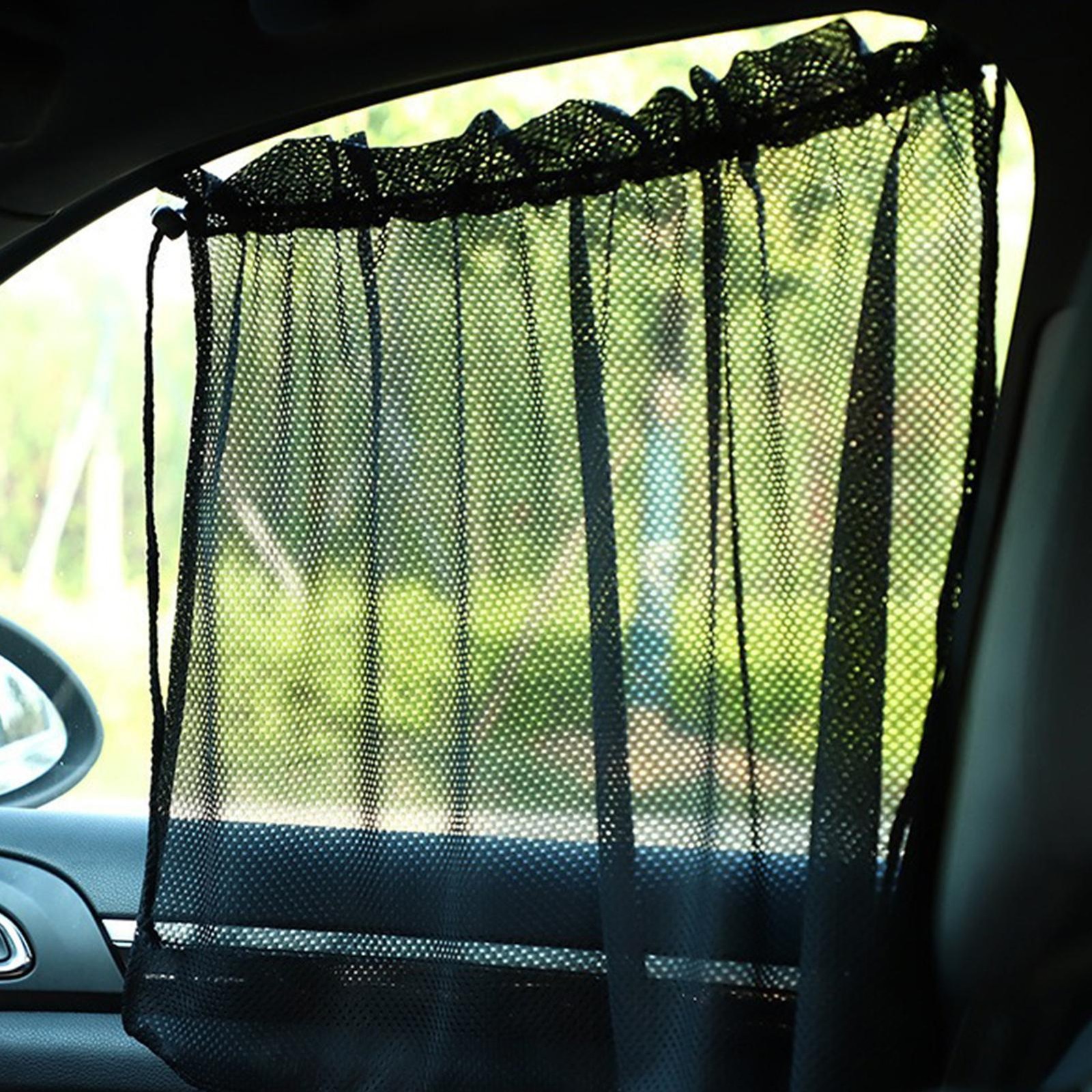 Car Door Sunshade Privacy Protection Breathable Mesh Shield UV Protection