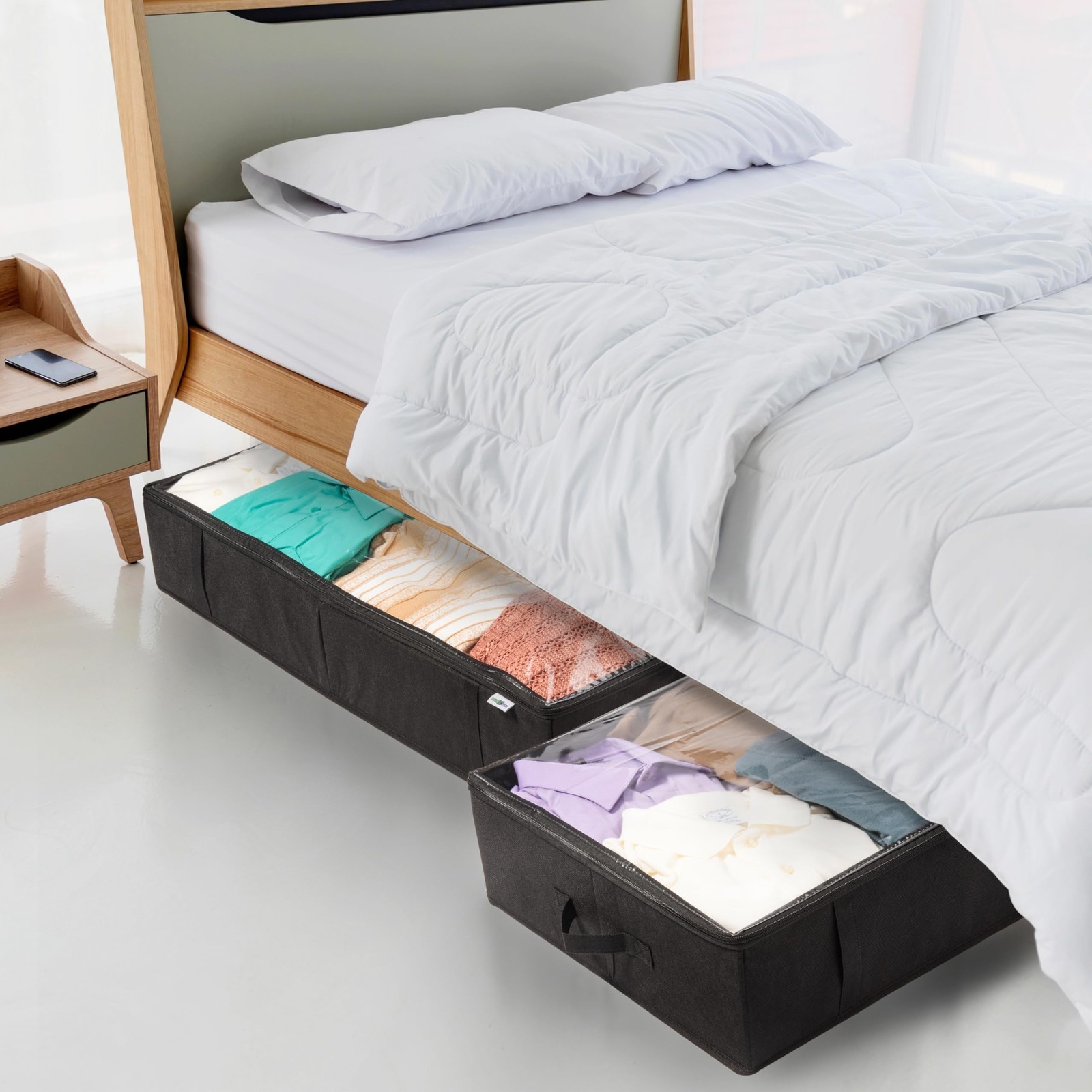 Closet Organizers and Storage – Maximize Space with Under Bed Storage Contain…