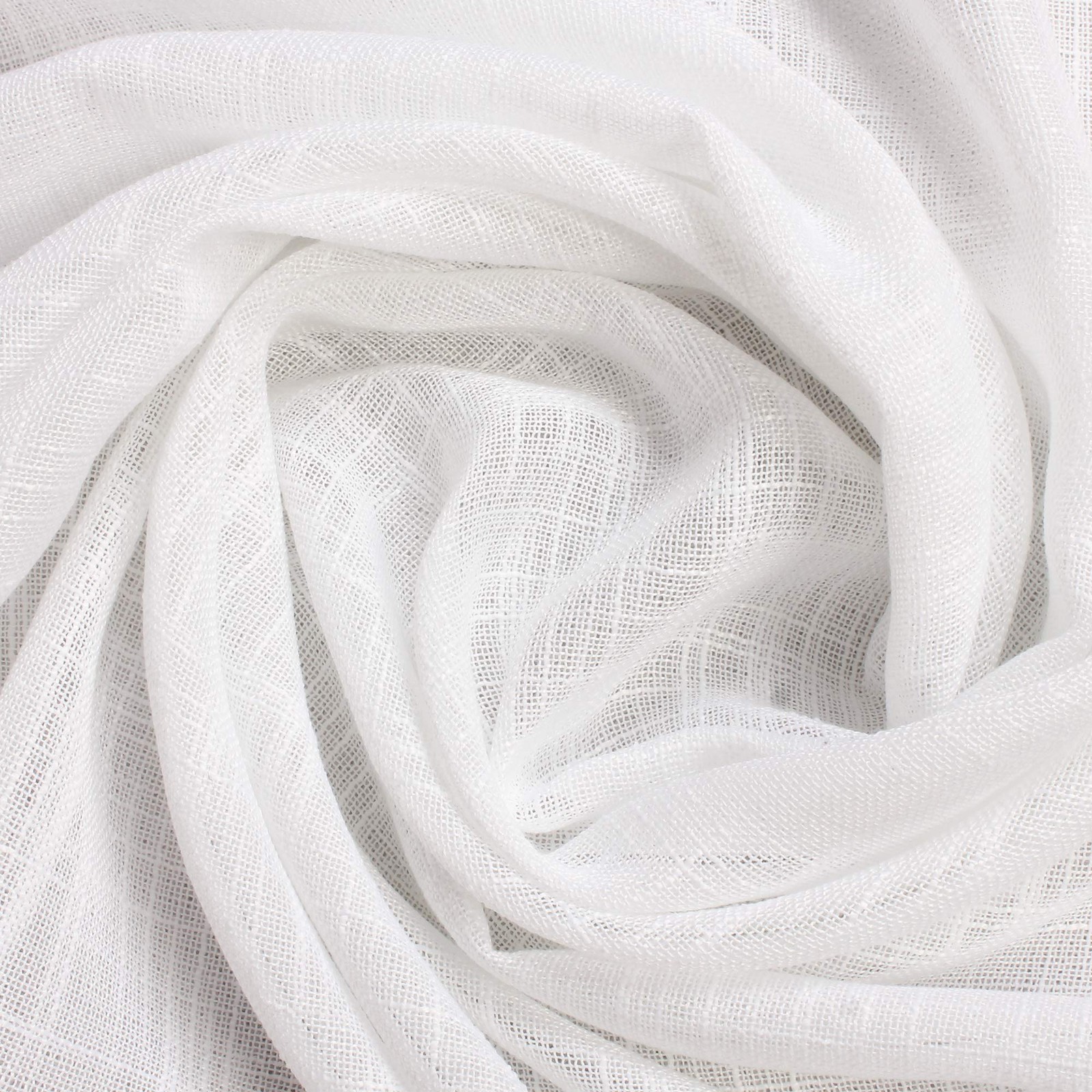 Palma White Linen 108 Inches Long Semi Sheer Curtains Set of 2 Panels Bronze …