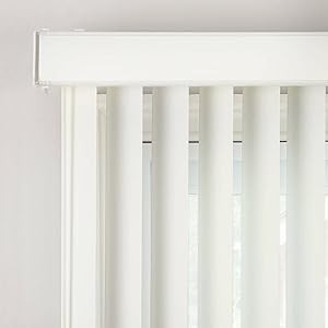 Vertical Blinds Replacement Slats Heavy Duty PVC Smooth Curved (Off White) You