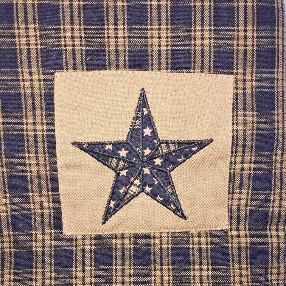 PD Sturbridge Black Lined Patch Valance