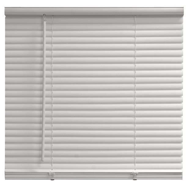 1″ Cordless Vinyl Blinds Shades Window Blind Treatment Room Darkening All Sizes