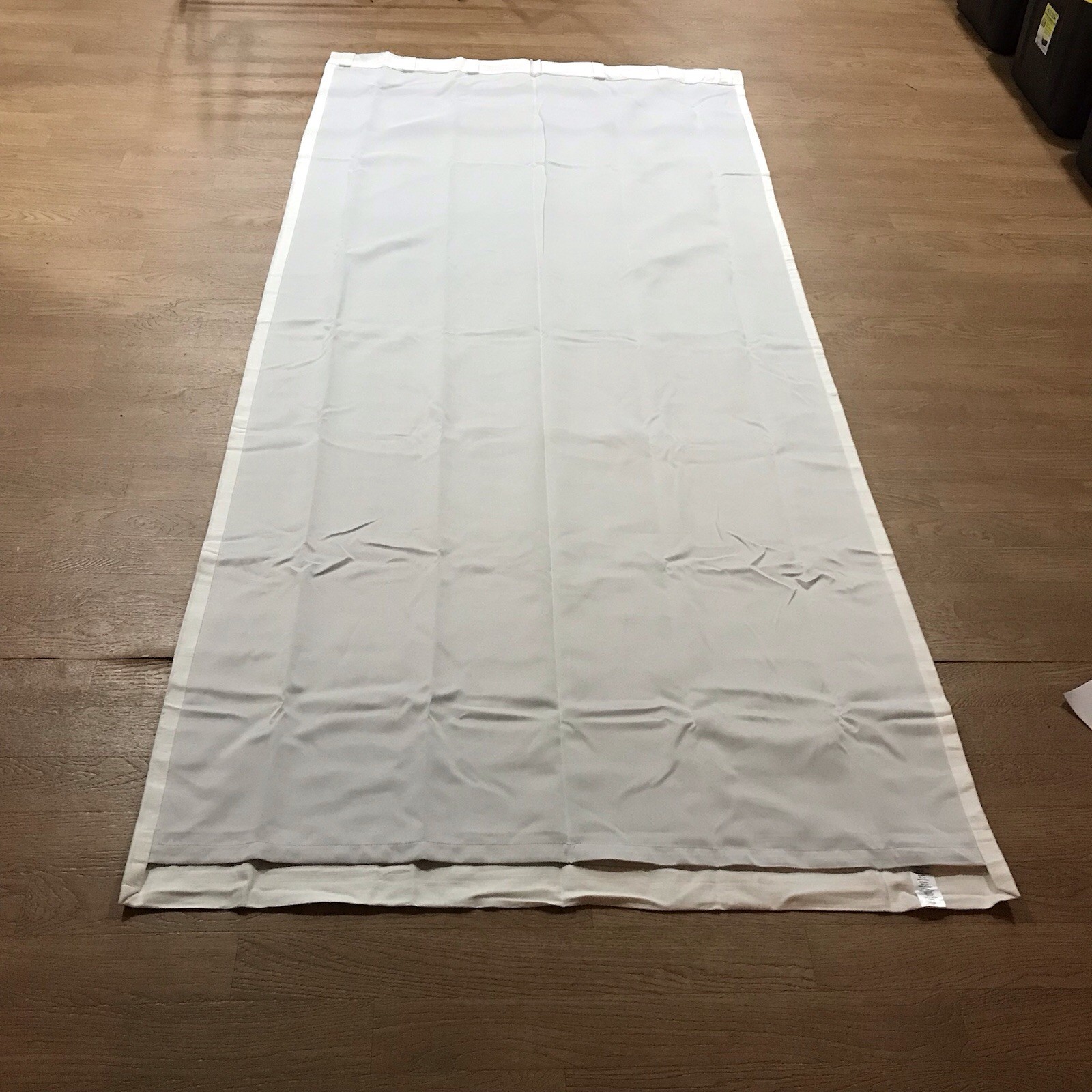 Pottery Barn Kids Evelyn Linen Blend Bow Valance Blackout Curtain Ivory 44 X 96