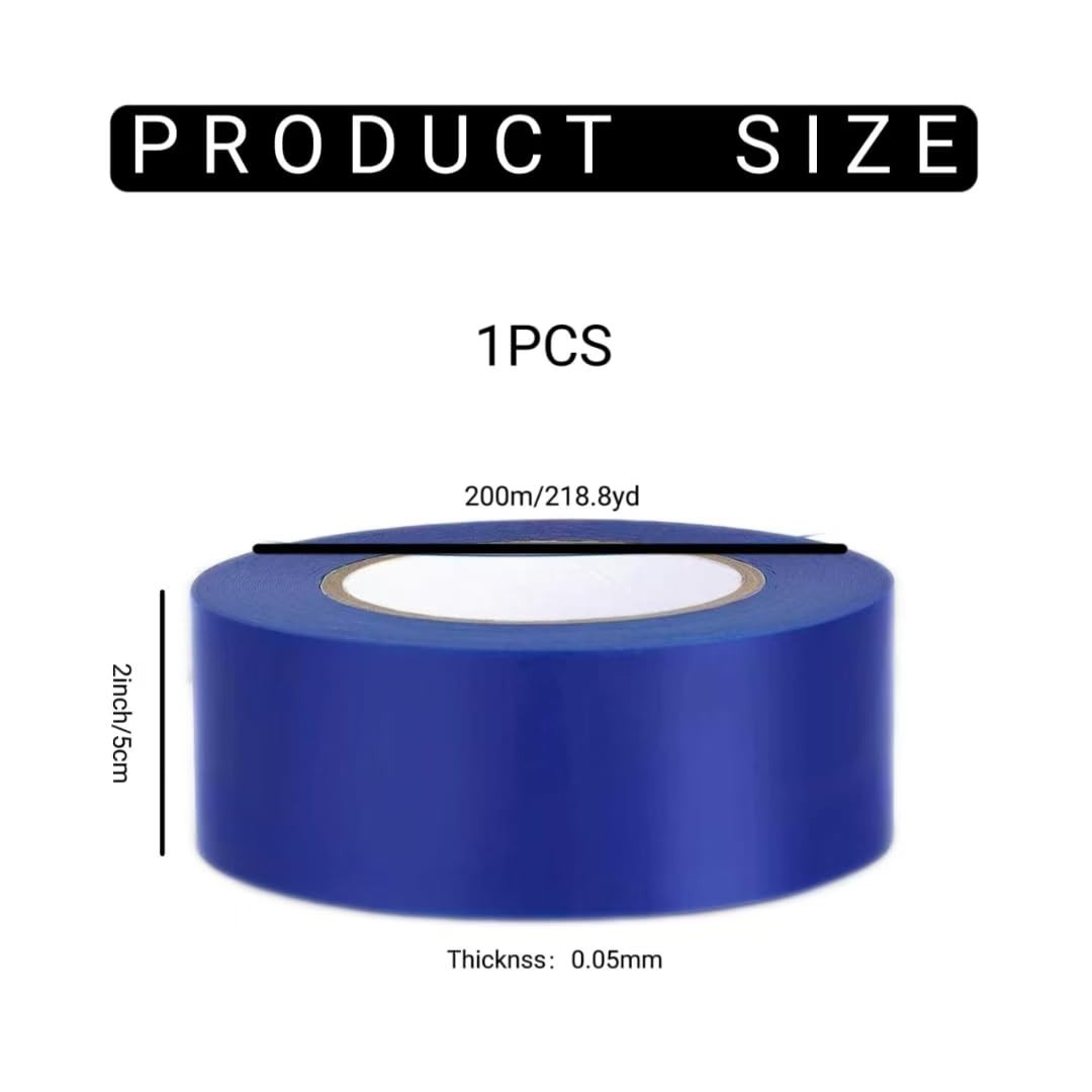 Durable Blue Adhesive Film for Wheel Hub Protection – Easy Install, Strong Adhes