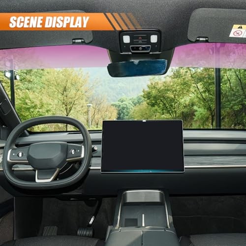59 x 7.87 Inch Car Windshield Sun Strip Tint, Water-Resistant Window Pink