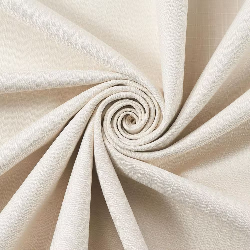 Magnitech Cannes Ivory Solid Polyester 84 In. L X 40 In. W Blackout Rod Pocket C