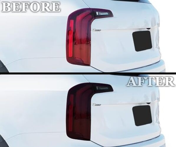 Full Headlight Taillight Reflector Sidemarker Full Kit 2023-2025 Dark Smoke