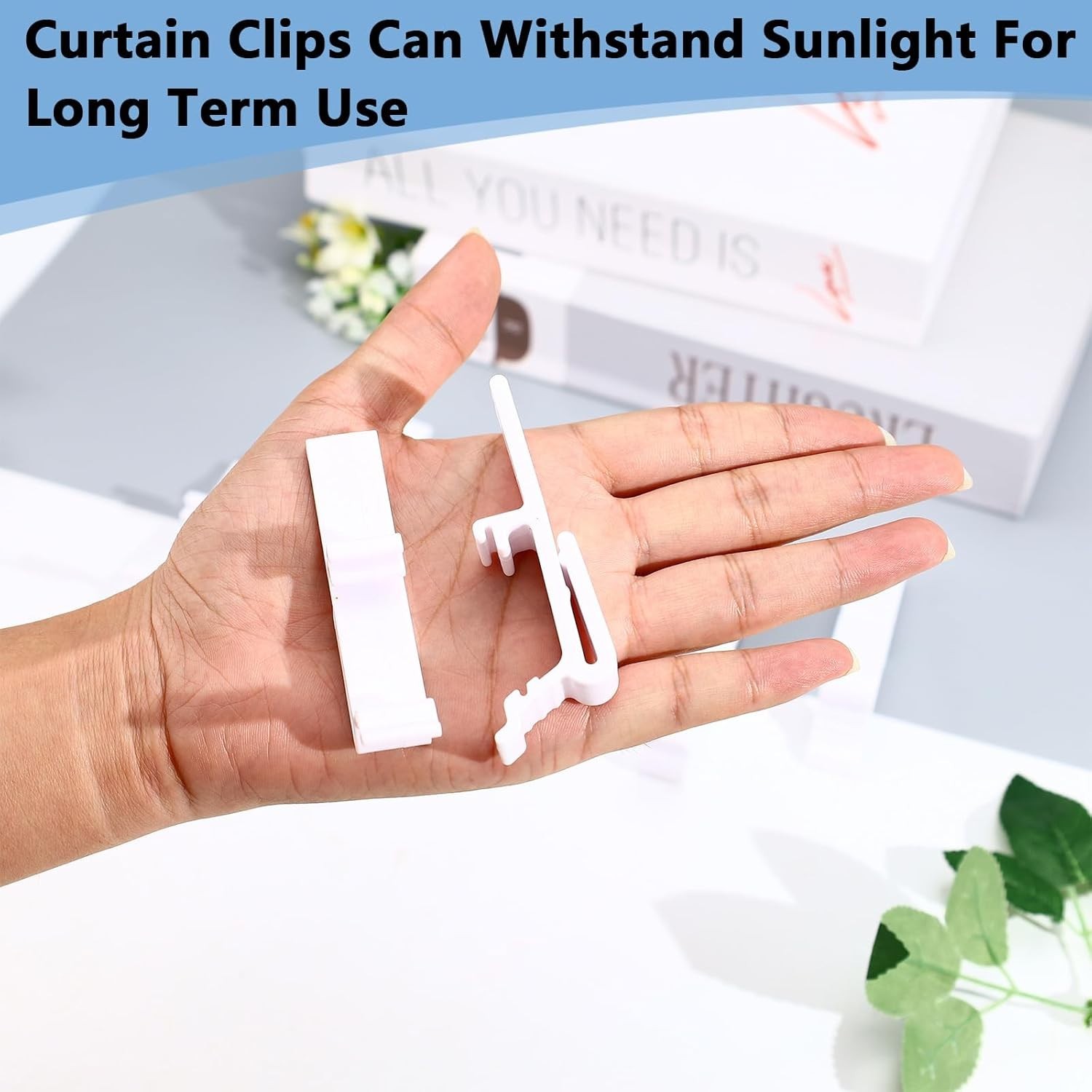 8 Pcs Vertical Blind Clips, Vertical Blinds Replacement Parts Valance Clips