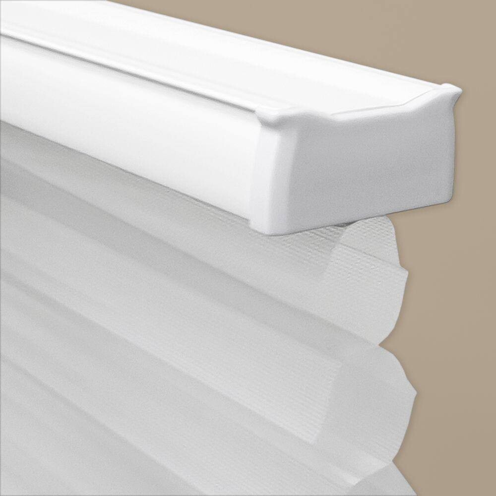 HOME DECORATORS Snow Drift/Shadow White Cordless Cellular Shades 42.25 W x 72 L