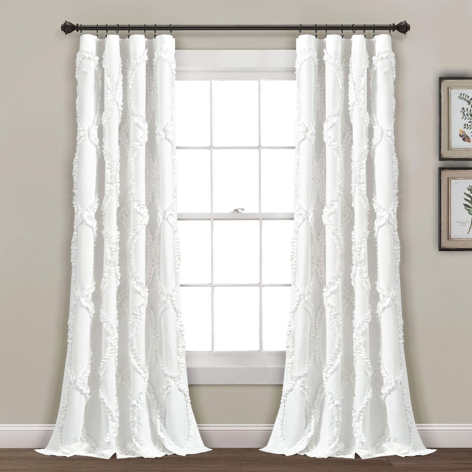 Avon Sydney Window Curtain, Throw Blanket, 137cm W x 213cm L, White