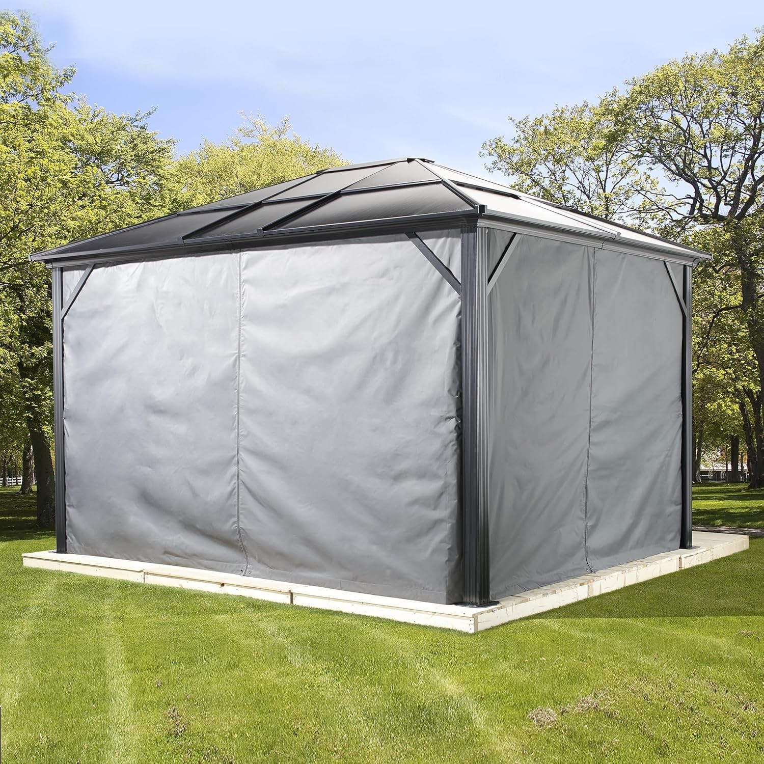 Sojag 135-8163766 Privacy Curtains, 10FT x 14FT (CURTAINS ONLY)
