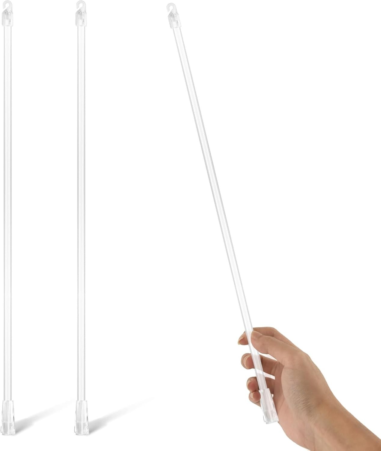 17 Inches 2 Pieces Blind Wand, Vertical Blinds free size, As Picture Show
