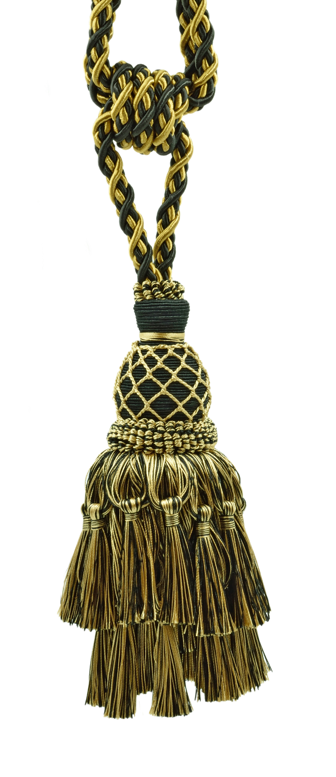 Tieback, Style# TBIL1, Color# K9C4 – Golden Medley Black [Sold Individually]