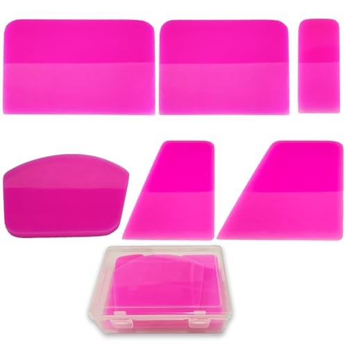 6 in 1 PPF Squeegee Kit Anti-Scratch Soft TPU Squeegee Tools for Paint