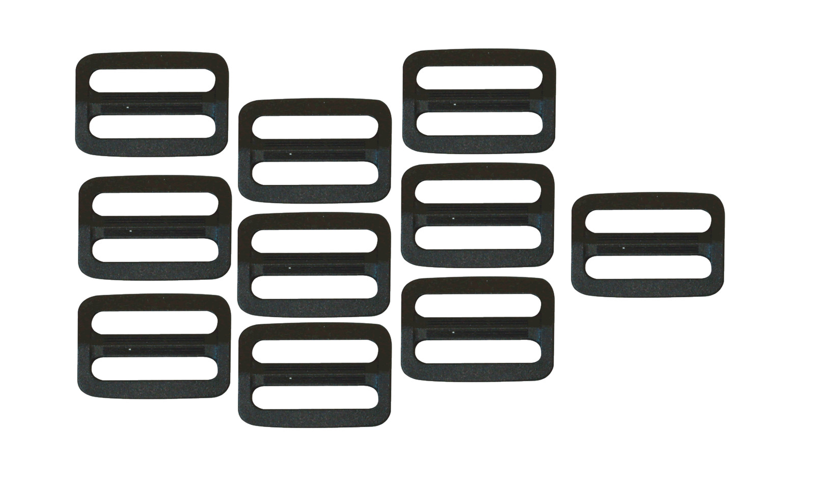 10PC or 100PC Plastic Strap SLIDE Adjuster 3/4″, 1″ & 1-1/2″ for Nylon Webbing