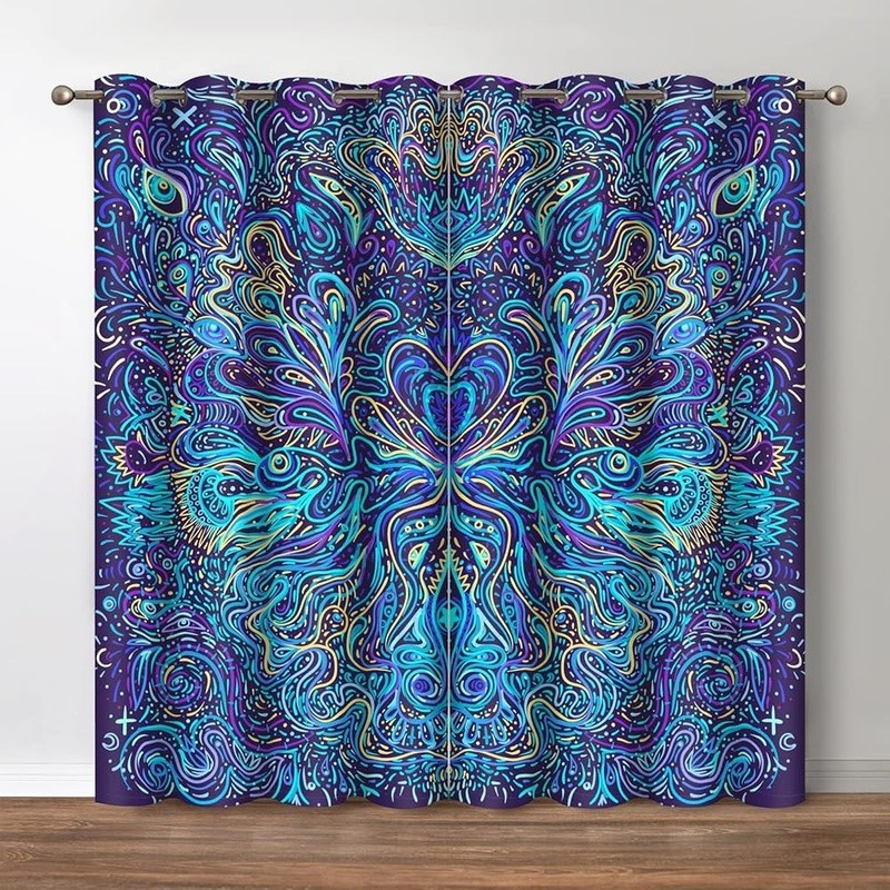 Blackout Curtains Grommet Privacy Thermal Insulation Room Darkening Panels New