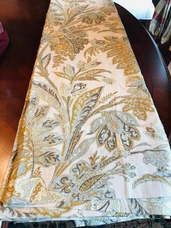 Pottery Barn Lynn Palampore Floral Drapes Set 2 Neutral 50x 84 Curtains Rare🦩