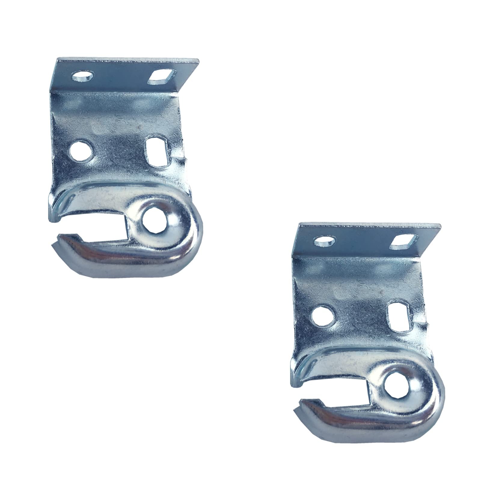 2 PCS Zinc Roller Window Shade Inside Outside Mount Brackets With Screws