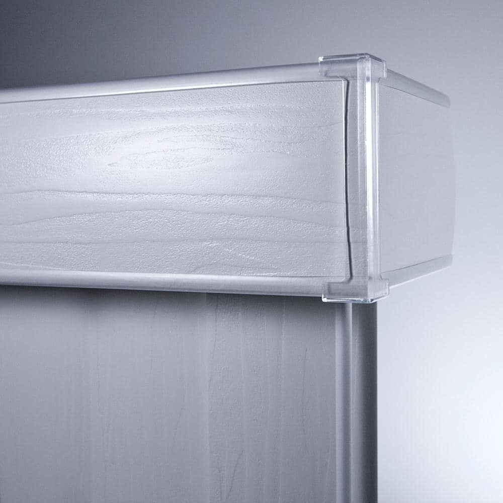 Room Darkening 3.5in Vertical Blind Kit for Sliding Door Window 78X84in White