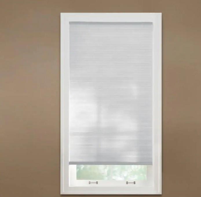 Snow Drift Cordless Light Filtering Cellular Shade – 23 in. W x 64 in. L