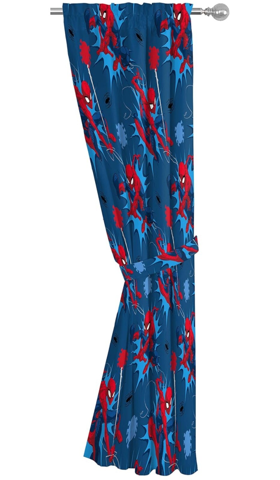 Jay Franco Marvel Spiderman Spidey Daze 84″ Inch Drapes Curtains. 4 Piece Set