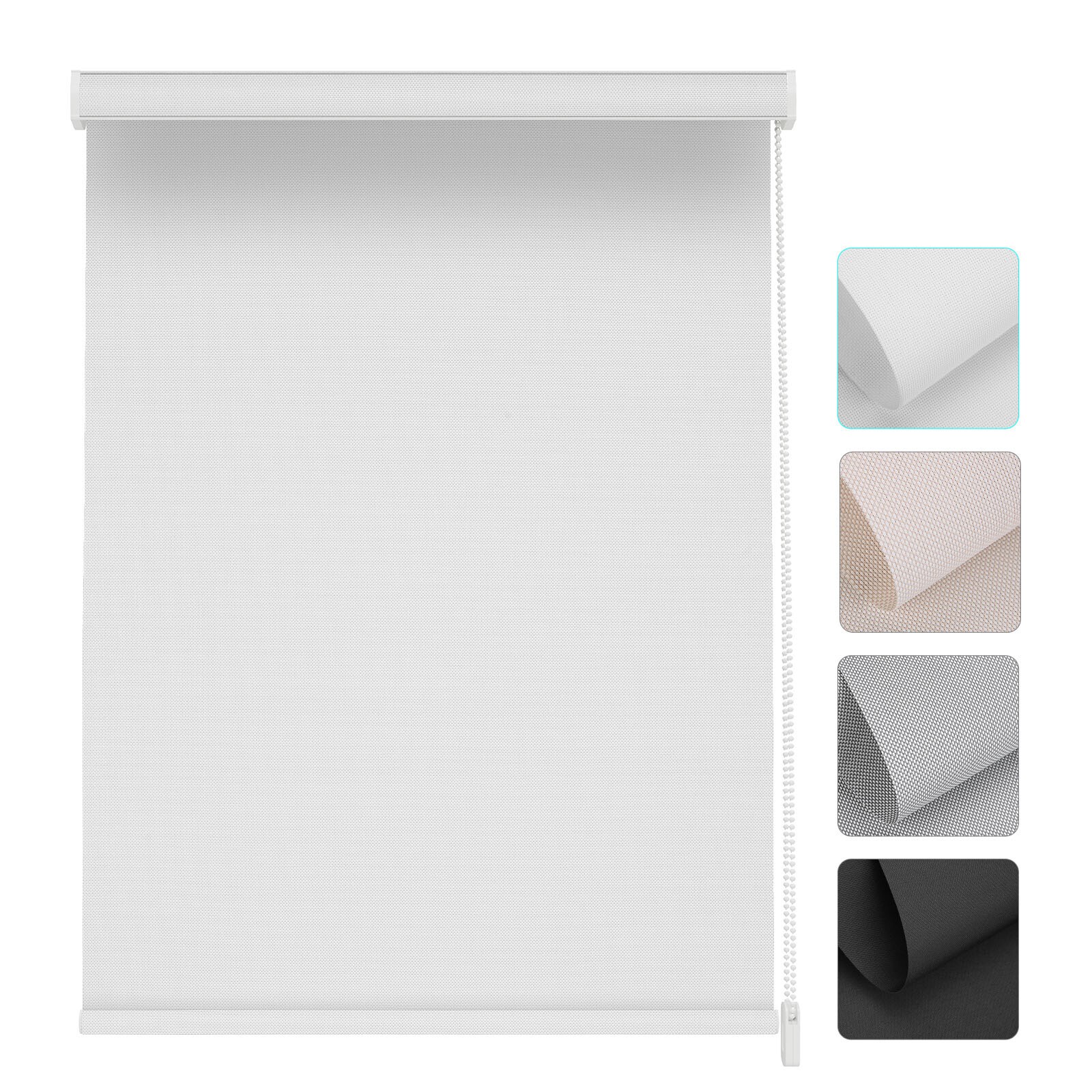 Custom Light Filtering Corded Fabric Window Shades For Windows Roller Blinds