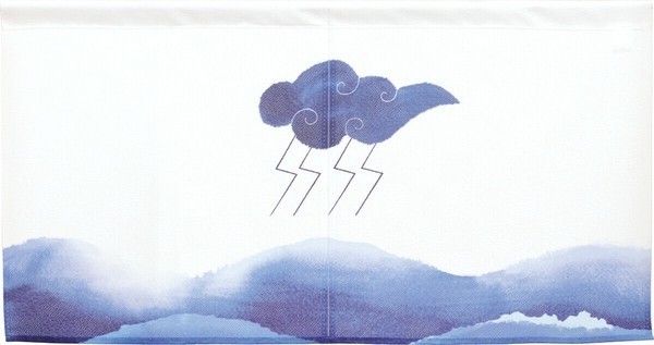 MADE IN JAPAN Japanese Noren Curtain – Traditional Rising Yellowtail Lucky Gift