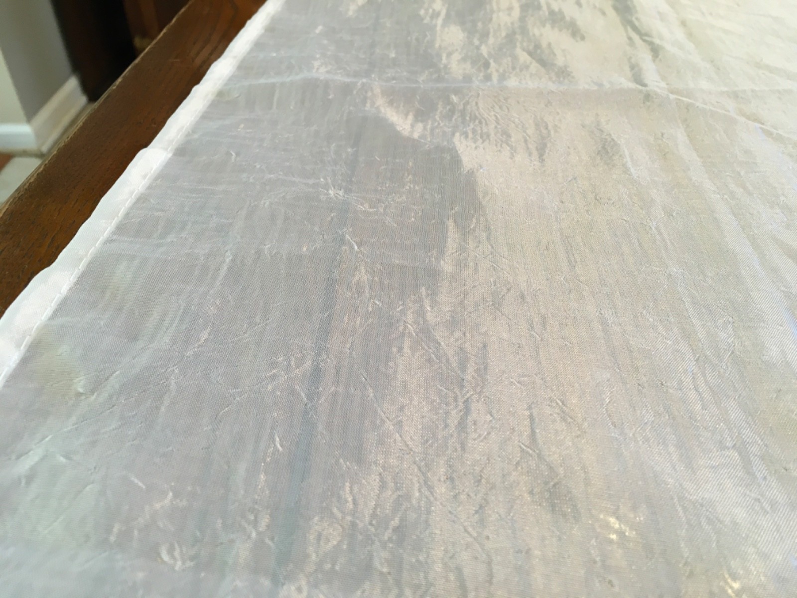 Sheer 1 pair window Panels 37×82 long
