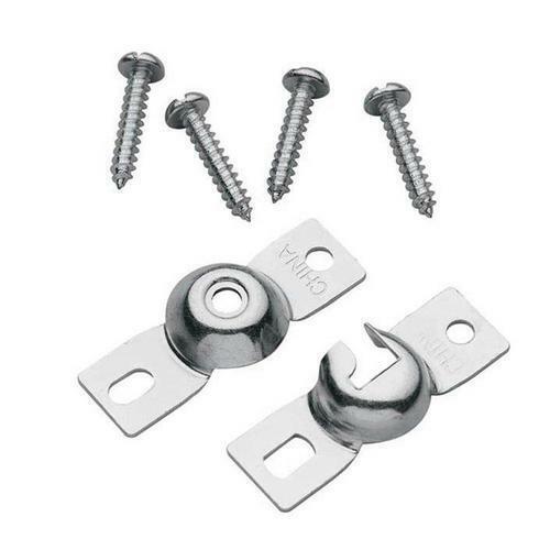 Roller Shade Inside Window Frame Mount Steel Brackets 2 pack (1 pair) w/ Screws