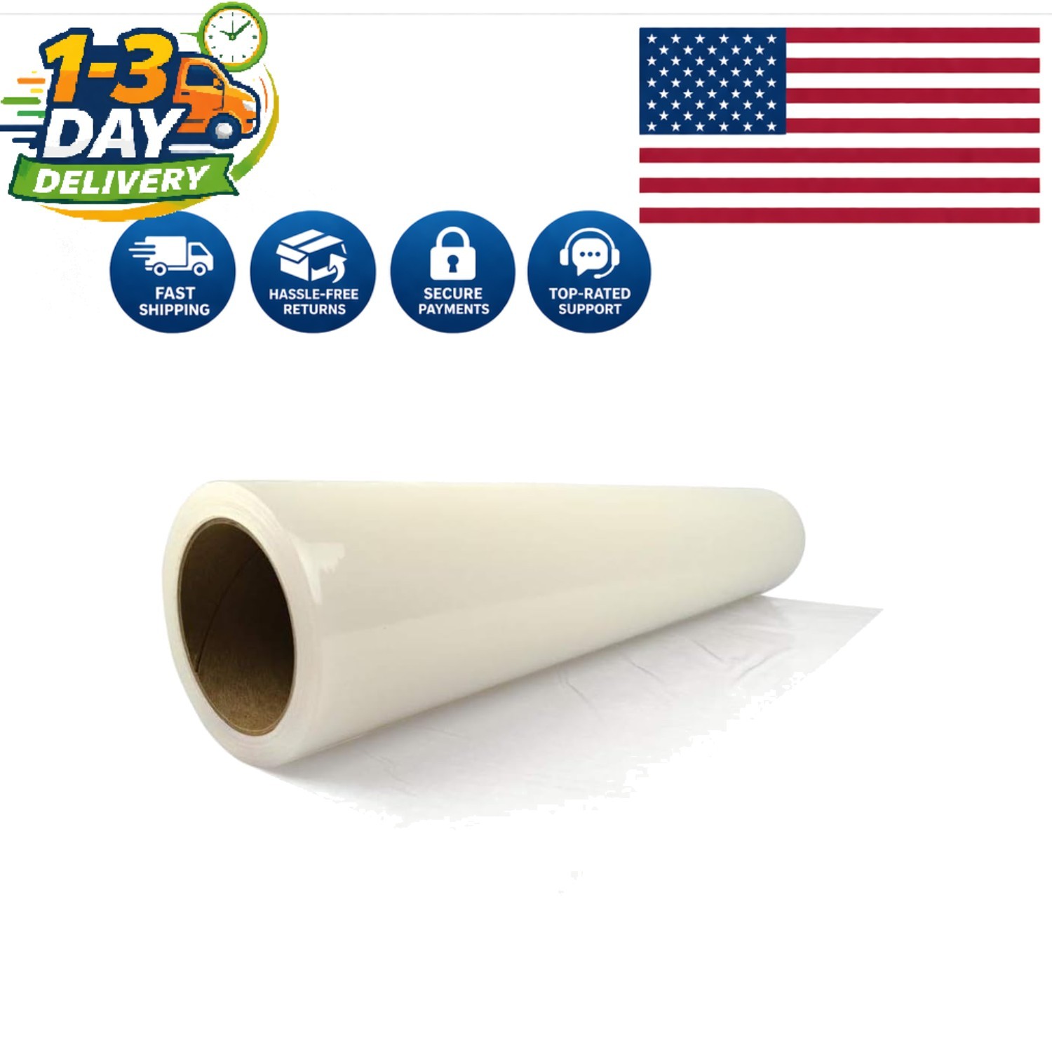 Durable 24″ x 50′ Self-Adhesive Carpet Protection Film for Home & Commercial Use