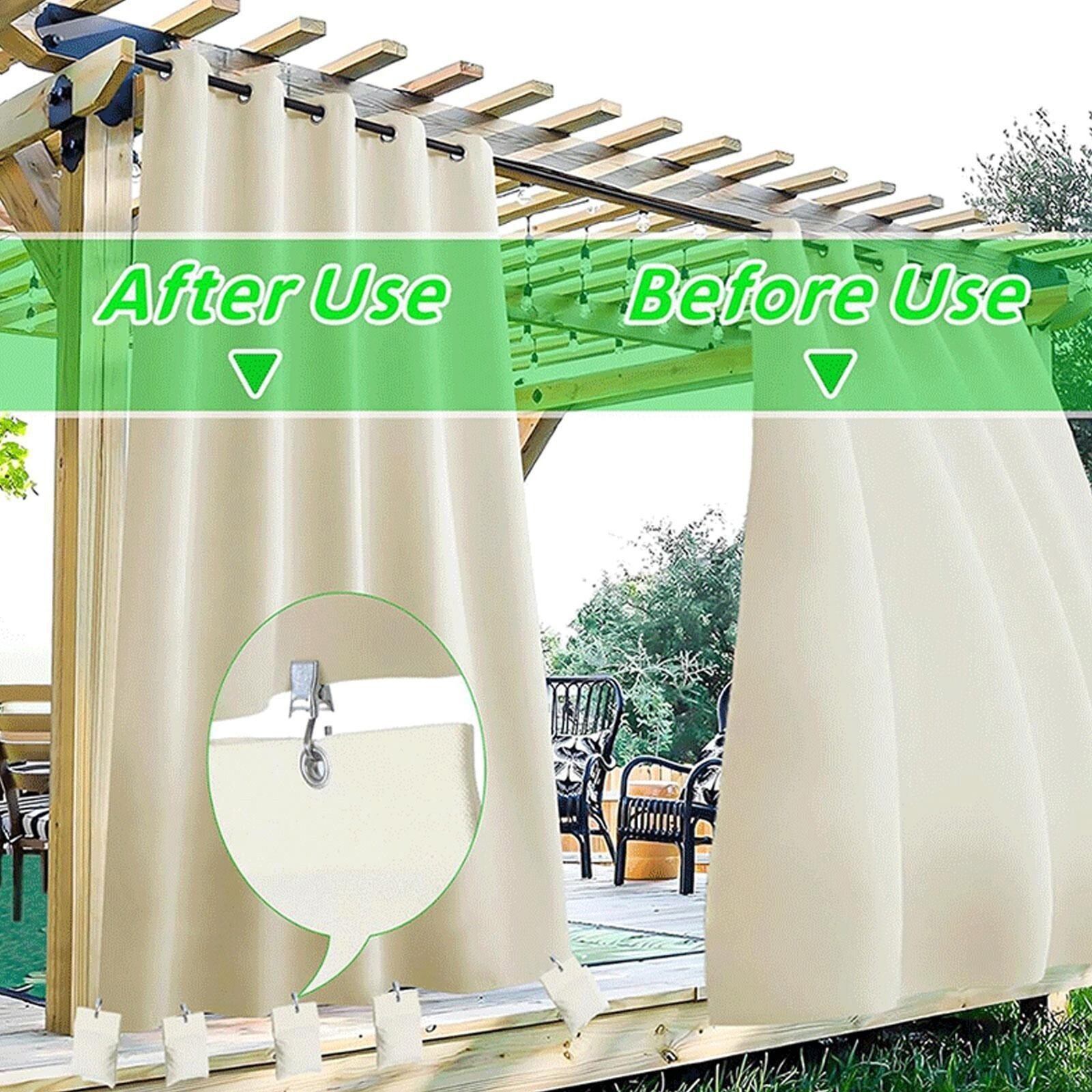 8Pack Outdoor Curtain Weights Curtain Sandbag Weighted Bags Patio Curtain Weight