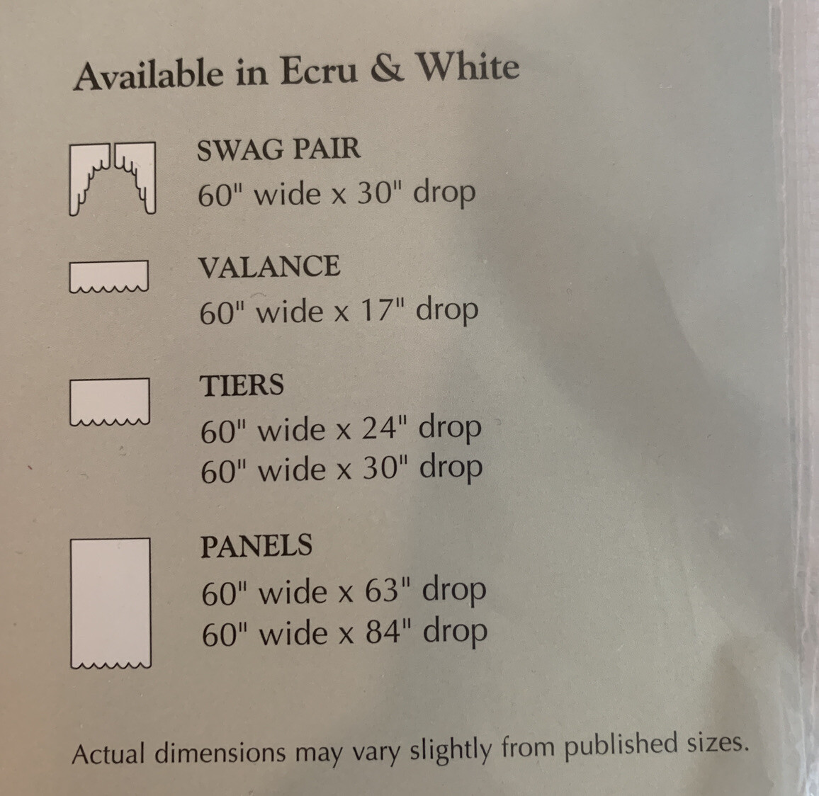 HERITAGE LACE CURTAINS TEA ROSE 60″ X 24″ TIER ECRU (BEIGE) NEW MADE IN THE USA