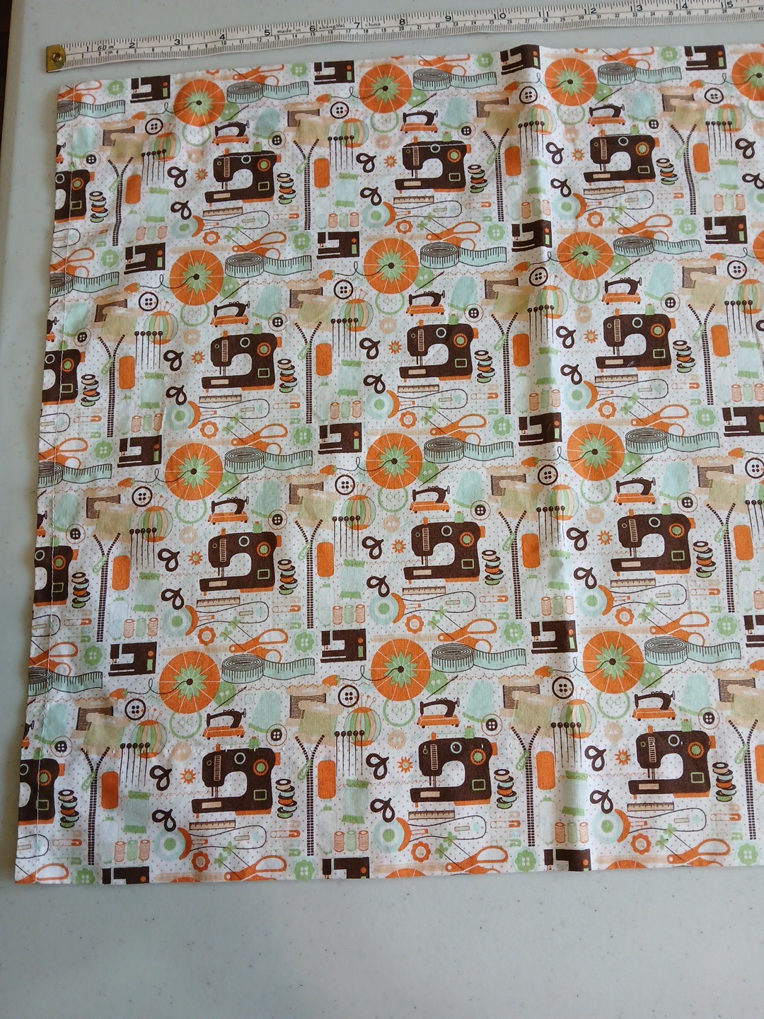 Fabric Window Valance Curtain , Sewing Machines & Notions Themed Fabric