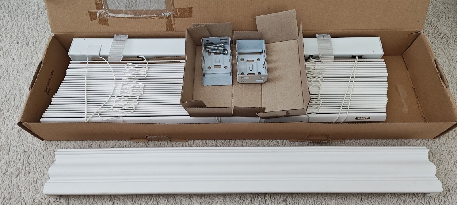 GRABER corded window blind 23 x 64