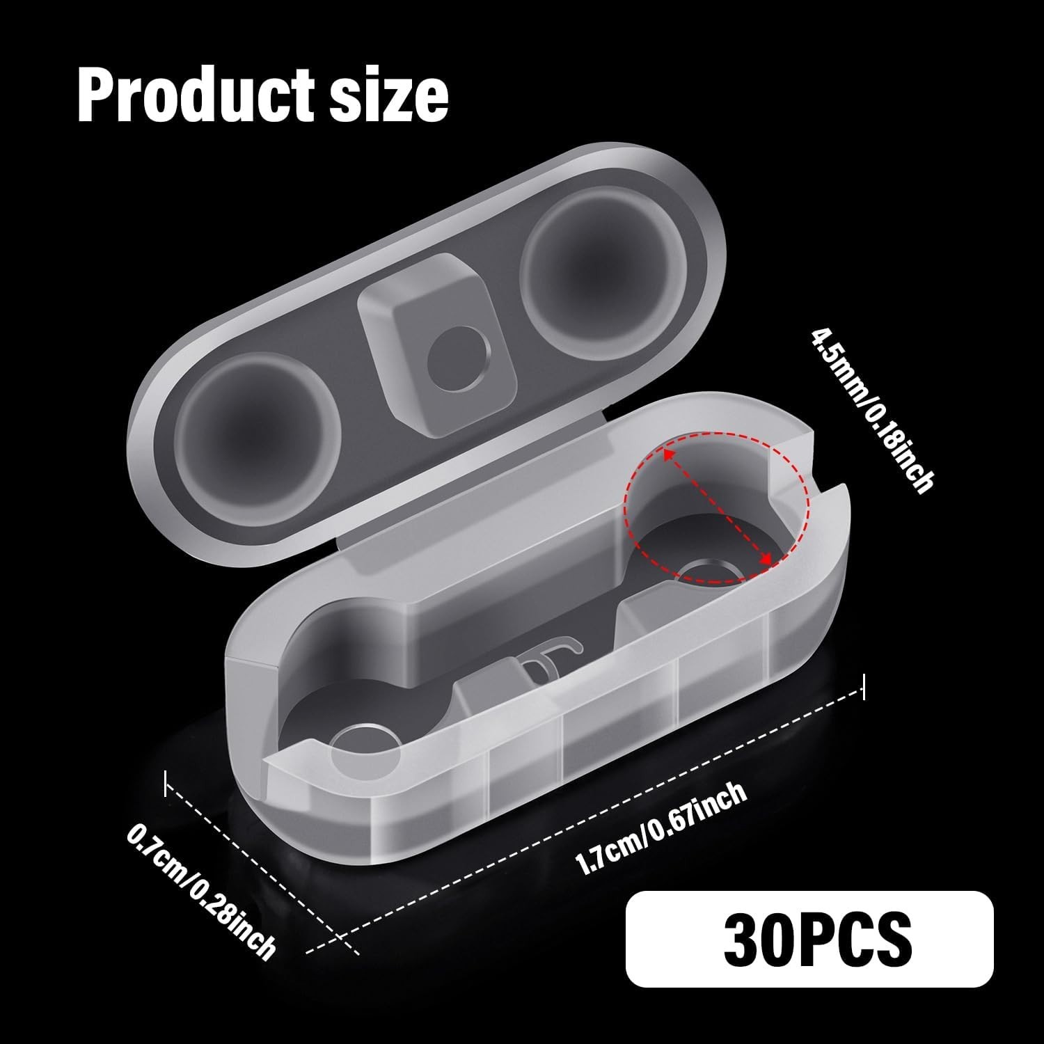 Lightweight Plastic Chain Connectors – 30 Pack for Window Shade Replacement