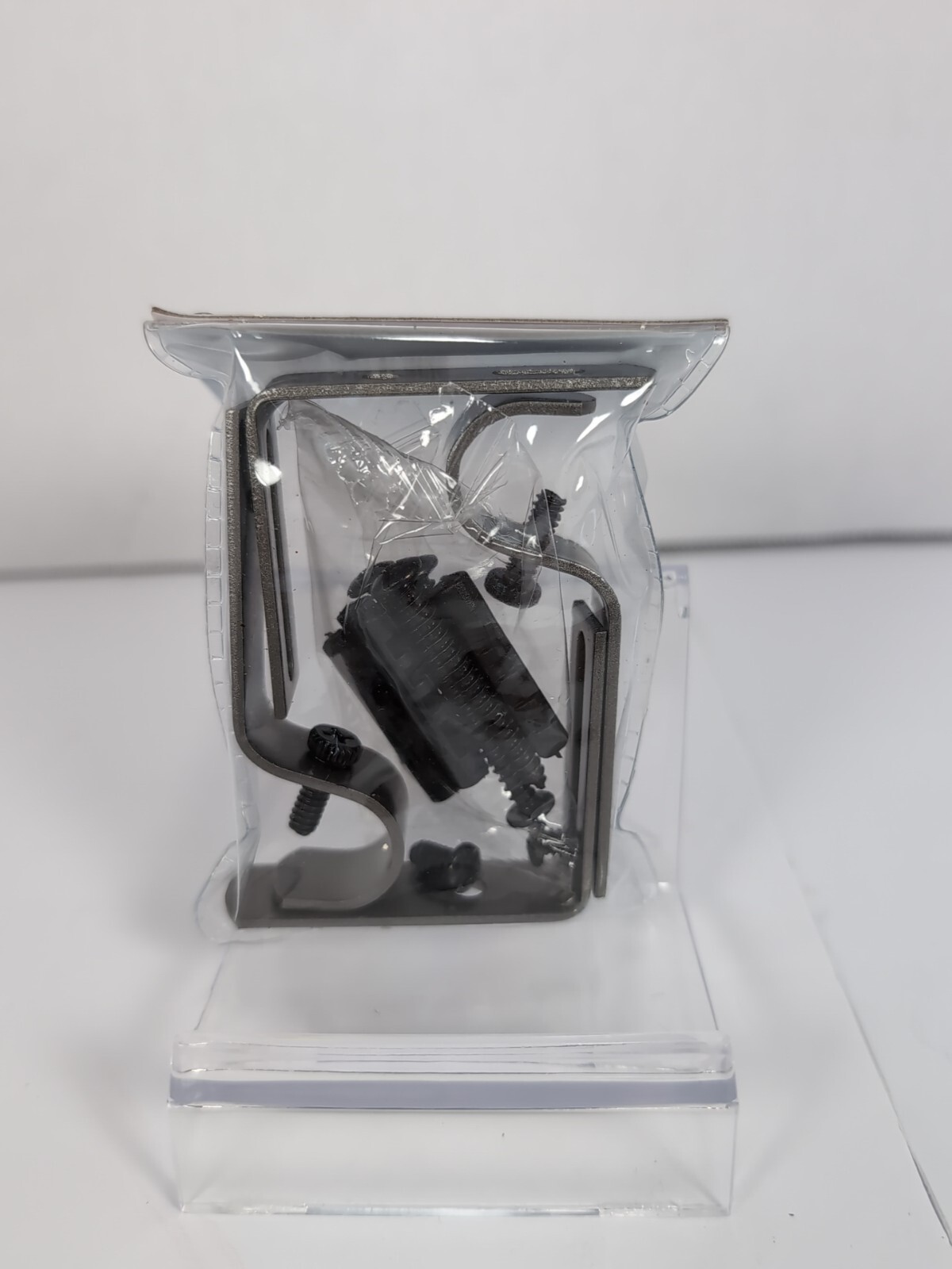 Cambria Adjustable Graphite Rod Brackets, Set of 2, 2.5-3.5 Inches w/ screws NEW